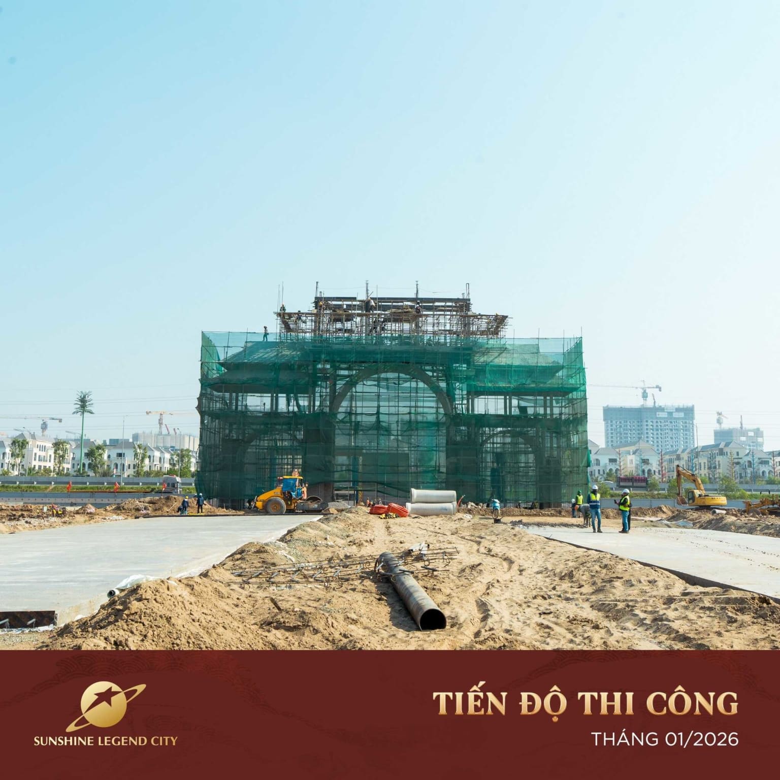 Tiến độ thi công Sunshine Legend City 7
