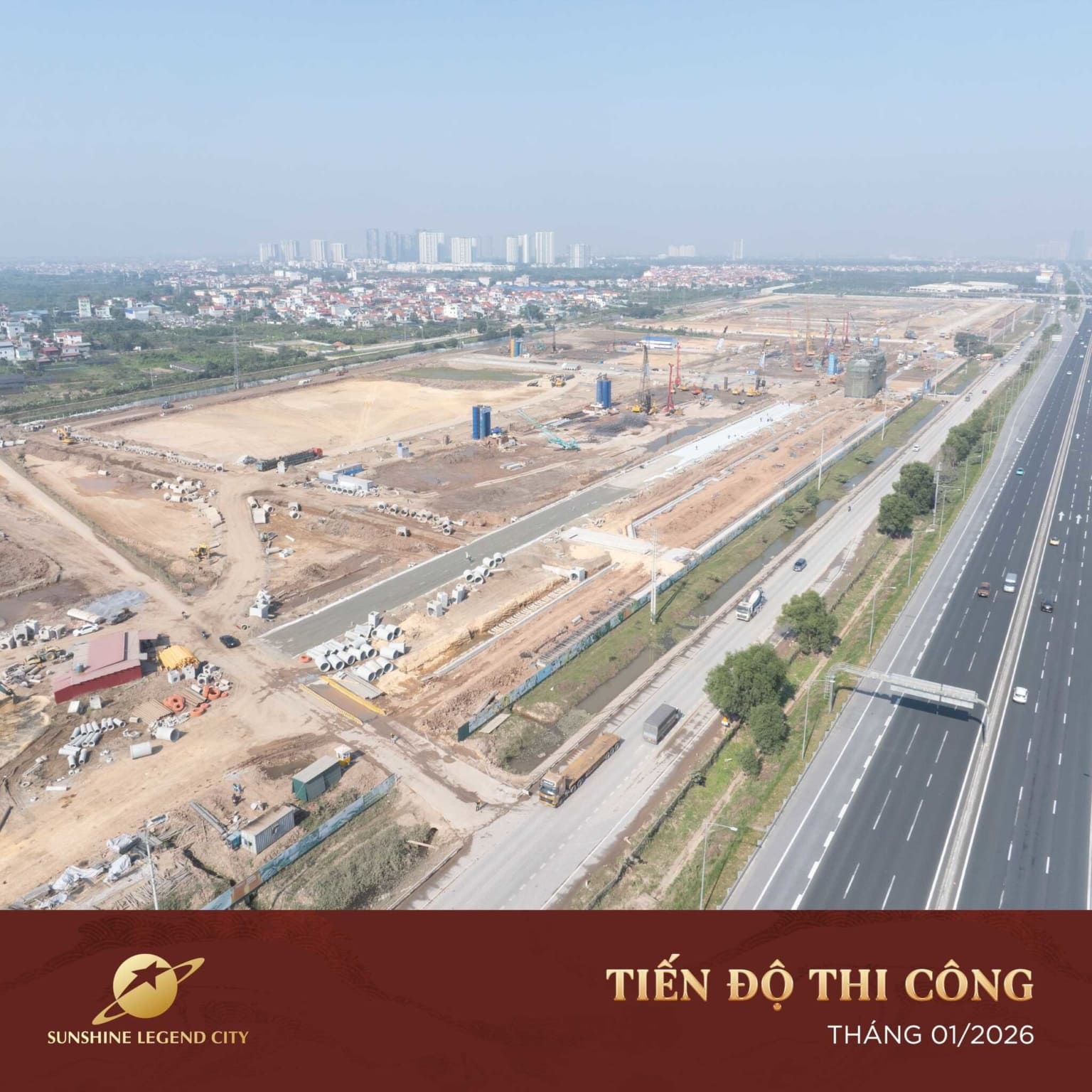 Tiến độ thi công Sunshine Legend City 5