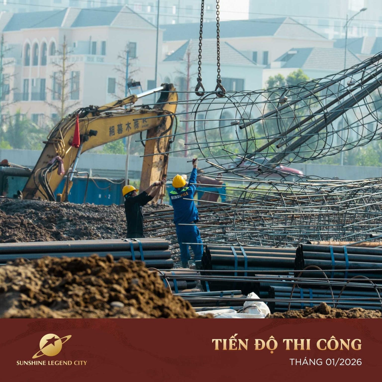 Tiến độ thi công Sunshine Legend City 4