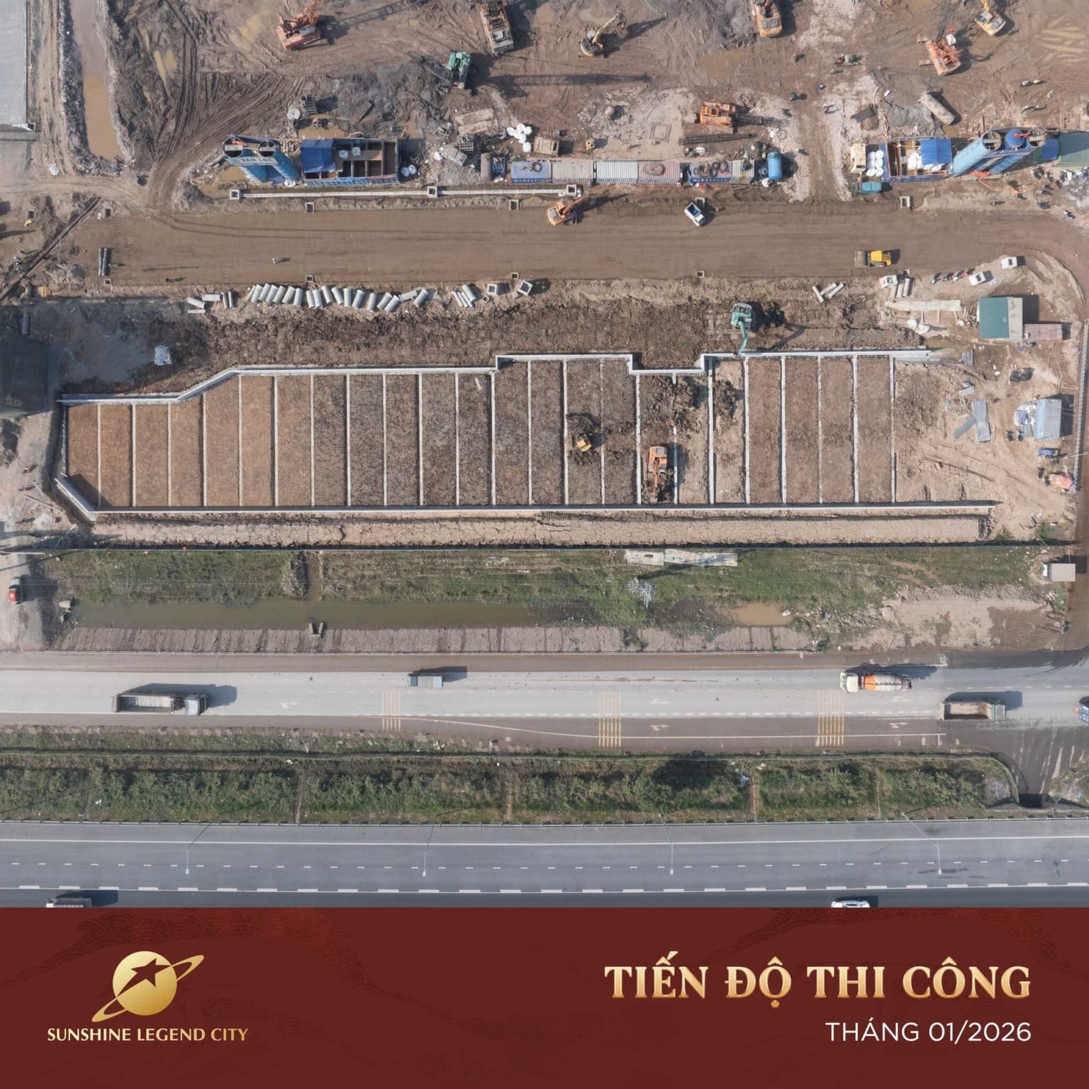 Tiến độ thi công Sunshine Legend City 1