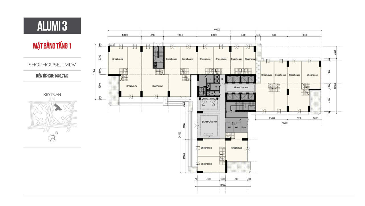 Mặt bằng Alluvia 3 Xuân Cầu Hưng Yên