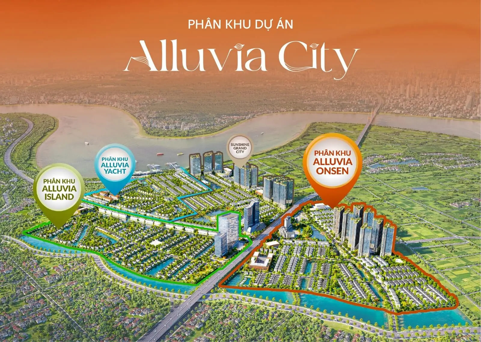 Phân khu dự án Alluvia City Văn Giang Hưng Yên