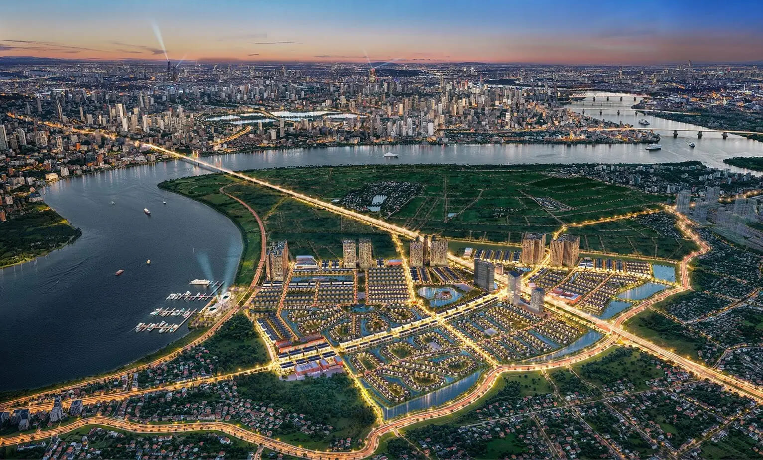 Phối cảnh dự án Alluvia city Xuân Cầu